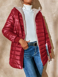 Leysmira | Kapuzenjacke mit Reißverschluss – Lässige Langarmjacke für den perfekten Alltagslook – Rot