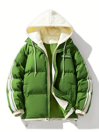 Warm | Thermojacke mit Isolierung für den Winter – Olivgrün