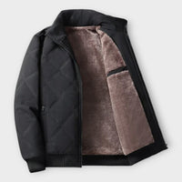 Marcus - Gefütterte & wetterfeste Winterjacke – Schwarz