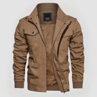 HANK - JACKE MIT WARMEM FUTTER – Khaki