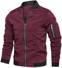 Heidi-Mode | Metallic-Bomberjacke – Rot