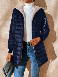 Leysmira | Kapuzenjacke mit Reißverschluss – Lässige Langarmjacke für den perfekten Alltagslook – Marine