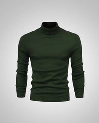 George | Herren Slim Fit Rollkragenpullover – Grün