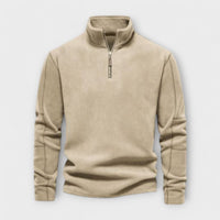 Emilio - Warmer & weicher Fleece Pullover – Beige