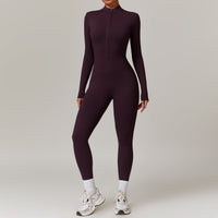 Gillian - Langarm-Jumpsuit – Lila