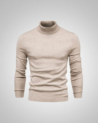 George | Herren Slim Fit Rollkragenpullover – Beige