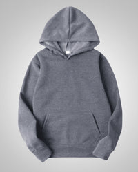 Aiden | Herren Lässiger Oversized Pullover mit Kapuze – Grau