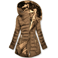 Jasmine - Modische Kapuzenjacke – Braun