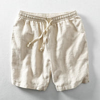 IMRE - LEINEN SHORT – Beige