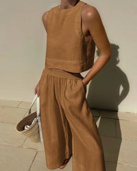 La Luna - Zweiteiliges Set – Khaki