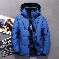 Herren Winterjacke | Steppjacke Mit Kapuze Und Taschen – Blau