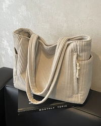 Gabriele | Damen Stilvolle Lässige Schultertasche – Beige