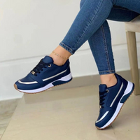 INES - SPORTSCHUHE MIT SCHNÜRSENKEL – Blau