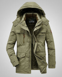 Luis | Herren Winter Parka Jacke – Grün