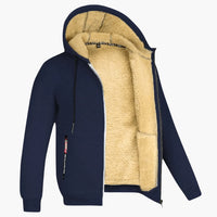 Kapuzen Winterjacke für Herren – Marine