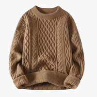 Edwin | Lässiger & weicher Strickpullover – Khaki