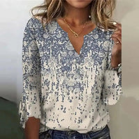 Nerissa - Elegantes Sommeroberteil – Blau