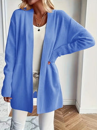 Litaronie | Entspannter Langarmpullover mit praktischer Tasche – Kräftiges Blau