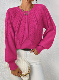 Fritzi - Stilvoller Strickpullover – Rosa