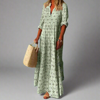 Norina | Feminine Summer Dress – Grün