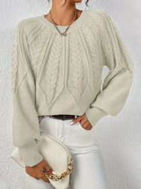 Fritzi - Stilvoller Strickpullover – Beige