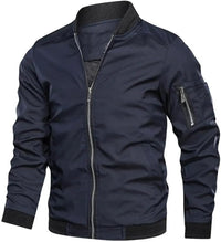 Heidi-Mode | Metallic-Bomberjacke – Marine