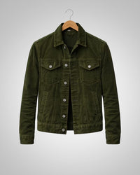 Noah | Herren Aufgesetzte Brusttaschen Feldjacke – Grün