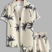 Frank | Herren Tropical Sommerhemd Set – Beige