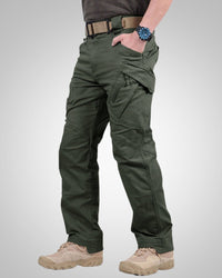 Steven | Herren Taktische Cargo Outdoor Wanderhose – Grün