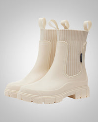 Verena | Damen Sommer Wasserdichte Gummistiefel – Beige