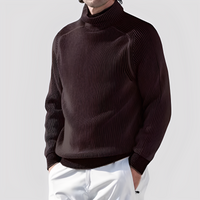 Chadwick - Gemütlicher Rollkragenpullover – Braun