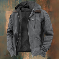 Emerich® | Kapuzenjacke mit Reißverschluss – Grau