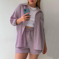 Sussie - Baumwollanzug – Tiefes Violett