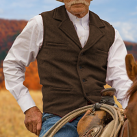 Levi™ | Elegante Klassische Weste – Braun