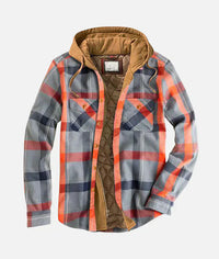 Ludwig® | Karierte Patchworkjacke – Grau
