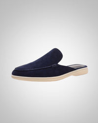Lukas | Herren Klassiker Fersenfreie Slipper – Blau