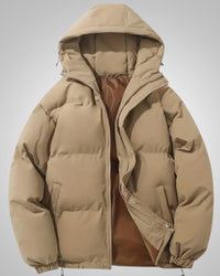 Romi | Damen Gefütterte Kapuze Daunenjacke – Khaki