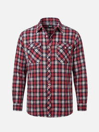 Julian | Herren Flanell Karo Hemd – Rosa
