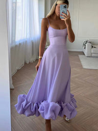Livia | Elegantes & einzigartiges Boho-Kleid – Lila