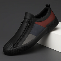 Avaron Leder Sneakers – Schwarz