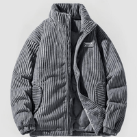 THEO - ELEGANTE CORDJACKE – Grau
