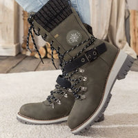 SnowClassic | Orthopädische Winterstiefel - schmerzlindernd & wärmend – Grün