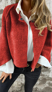 DAMENMANTEL | ELEGANTER STIL, KOMFORTABELER TRAGEKOMFORT – Rot