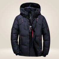 Wind- und Wetterfeste Daunenjacke - Oliver – Schwarz