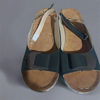 Clara | Retro Wedge Sandalen für Damen – Komfort und Stil – Schwarz