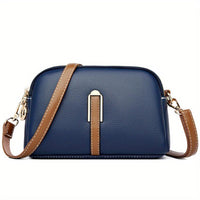 Seitentasche mit Lychee Mila Stickerei – Blau