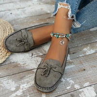 Ingrid - Damen Orthopädische Vintage-Schuhe mit Komfort-Fußbett – Grau