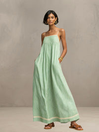 Janne | Sommer-Maxikleid – Grün
