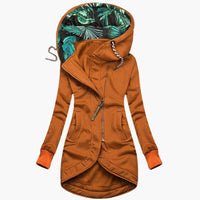 Lila | Wetterfeste Damen-Winterjacke – Orange