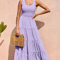 Rakel | Langes Maxikleid – Lila